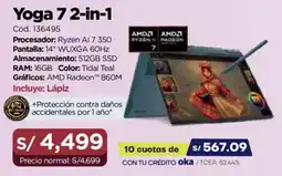 Hiraoka Lenovo Yoga 7 2-in-1 oferta