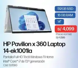 Hiraoka Hp pavilion x360 laptop oferta