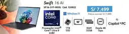 Hiraoka Acer swift 16 AI oferta