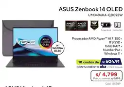 Hiraoka Asus zenbook 14 oled oferta