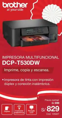 Hiraoka Brother impresora multifuncional DCP-T530DW oferta