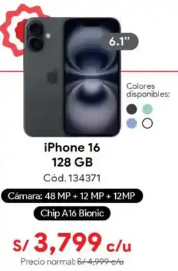 Hiraoka iPhone 16 6.1" oferta