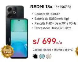 Hiraoka Redmi 13x oferta
