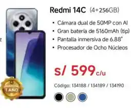 Hiraoka Redmi 14c oferta