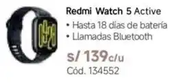 Hiraoka Redmi watch 5 active oferta