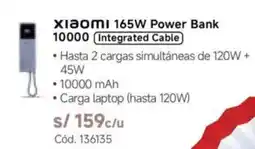 Hiraoka Xiaomi 165w power bank oferta