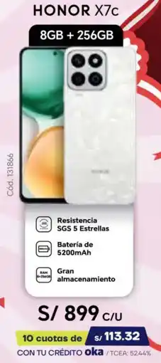 Hiraoka Honor X7c oferta