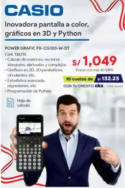 Hiraoka Casio power grafic oferta