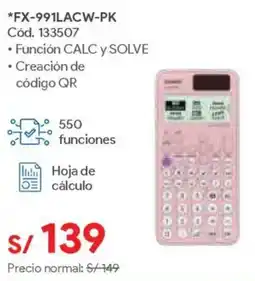 Hiraoka Casio FX-991LACW-PK oferta