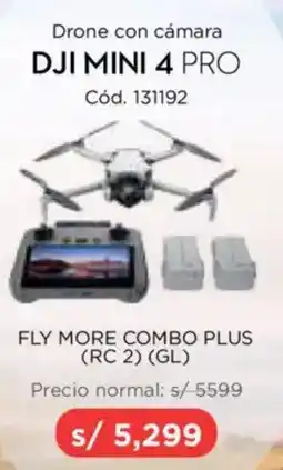 Hiraoka Dji mini 4 pro drone con cámara oferta