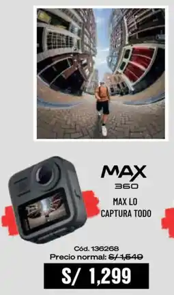 Hiraoka GoPRO max lo captura todo oferta