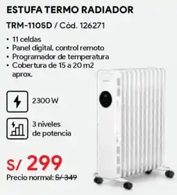 Hiraoka Estufa termo radiador oferta