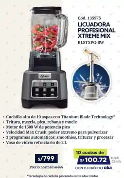 Hiraoka Licuadora profesional xtreme mix oferta