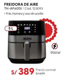 Hiraoka Thomas freidora de aire oferta