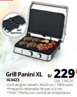 Hiraoka Imaco grill panini xl oferta