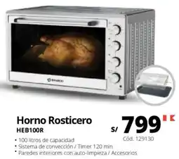Hiraoka Imaco horno rosticero heb100r oferta
