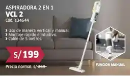 Hiraoka Aspiradora 2 en 1 VCL 2 oferta