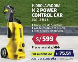 Hiraoka Hidrolavadora k 2 power control car oferta