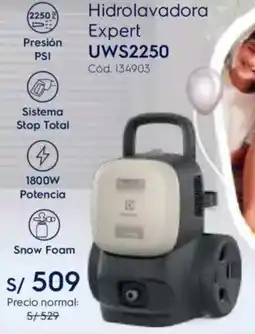 Hiraoka Electrolux hidrolavadora expert UWS2250 oferta