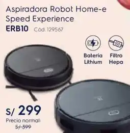 Hiraoka Elevtrolux aspiradora robot home-e speed experience oferta
