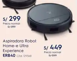 Hiraoka Electrolux aspiradora robot home-e ultra experience oferta