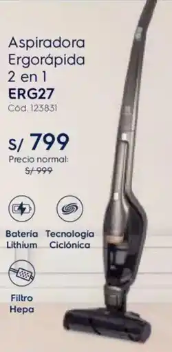 Hiraoka Electrolux aspiradora Ergorápida 2 en 1 oferta