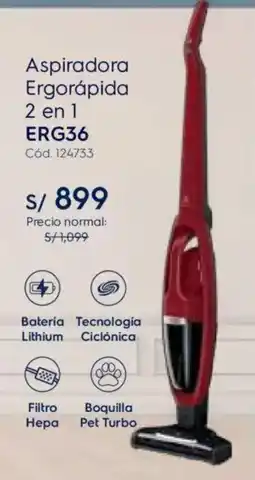 Hiraoka Electrolux aspiradora ergorápida 2 en 1 oferta