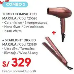 Hiraoka Gama tempo compact 5d marula + starlight dig. 5d marula oferta