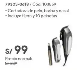 Hiraoka Wahl recortadores domésticos 79305-3618 oferta