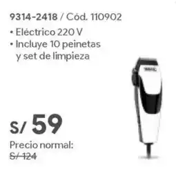 Hiraoka Wahl recortadores domésticos 9314-2418 oferta