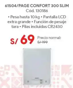 Hiraoka Repostería 61504/page confort 300 slim oferta