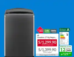 Sodimac LG lavadora 17 kg oferta
