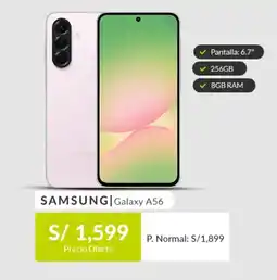 Falabella SAMSUNG Galaxy A56 oferta