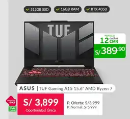 Falabella ASUS TUF Gaming A15 15.6" AMD Ryzen 7 oferta