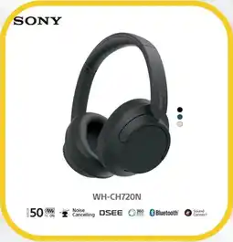 Oechsle Sony audífonos bluetooth wh- ch720n noise cancelling negro oferta