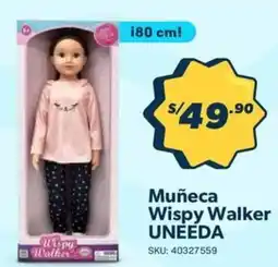 Hiperbodega Precio Uno Uneeda muñeca wispy walker oferta