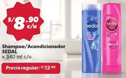 Hiperbodega Precio Uno Sedal shampoo/acondicionador oferta