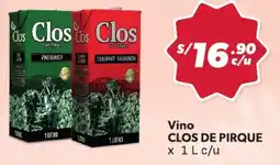 Hiperbodega Precio Uno Clos de pirque vino oferta
