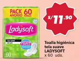 Hiperbodega Precio Uno Ladysoft toalla higiénica tela suave oferta