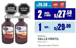 Makro Valle fértil salsas oferta