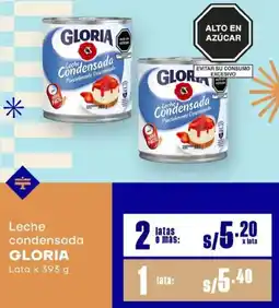 Makro Gloria leche condensada oferta
