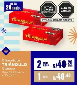 Makro Triángulo chocolate clásico oferta