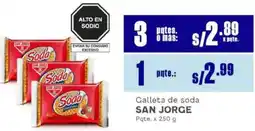 Makro San jorge galleta de soda oferta