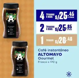 Makro Altomayo café instantáneo gourmet oferta