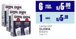 Makro Gloria leche uht entera oferta