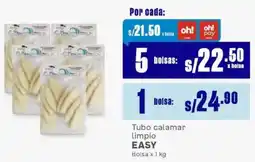 Makro Easy tubo calamar limpio oferta