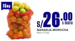Makro Naranja morocha malla oferta