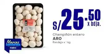 Makro Aro champiñón entero oferta