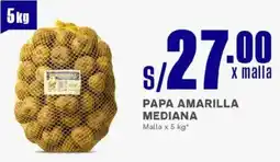 Makro Papa amarilla mediana malla oferta