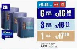 Makro Aro agua sin gas oferta
